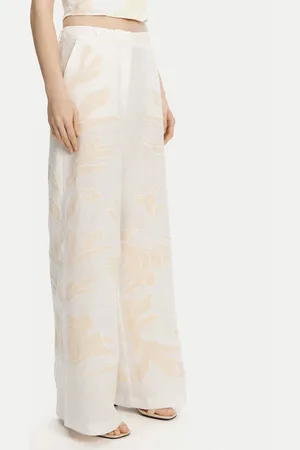 MARELLA Spodnie materiałowe Kadiak 2513131212 Wide Leg