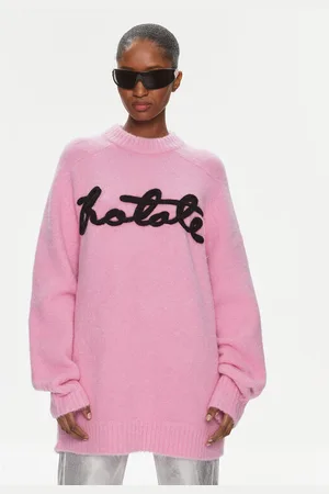 ROTATE Sweter Knit Oversize Logo Jumper 1120922215 Oversize