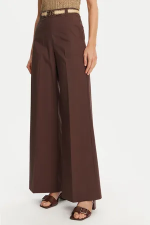 Twin-Set Spodnie palazzo 251TT2105 Wide Leg