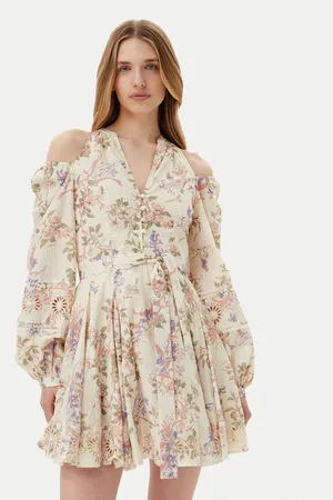 Twin-Set Sukienka letnia 251TT2154 Loose Fit