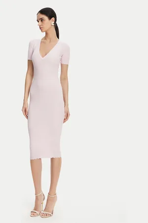 Elisabetta Franchi Sukienka dzianinowa AM-53S-51E2 Slim Fit