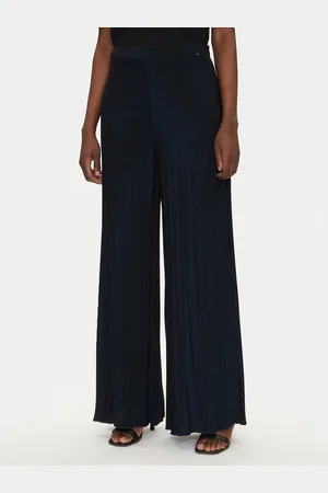 Gaudi Spodnie palazzo 511FD24002 Regular Fit