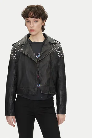 Pepe Jeans Kurtka skórzana Fantasy PL402523 Regular Fit