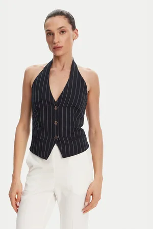 Fracomina Kamizelka garniturowa FR25SJ5002W761D4 Slim Fit