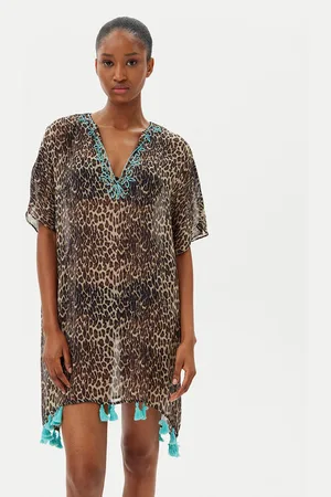Lola Casademunt Sukienka plażowa LS2516051 Relaxed Fit