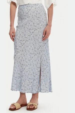Pieces® Spódnica midi Nya 17147811 Regular Fit