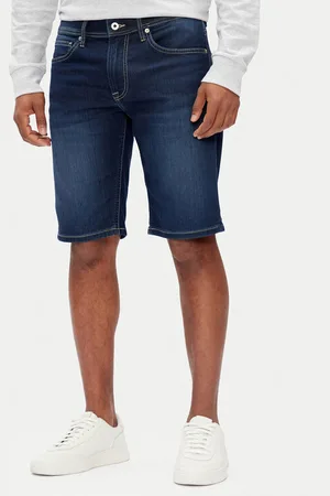 Pepe Jeans Szorty jeansowe PM801075 Slim Fit