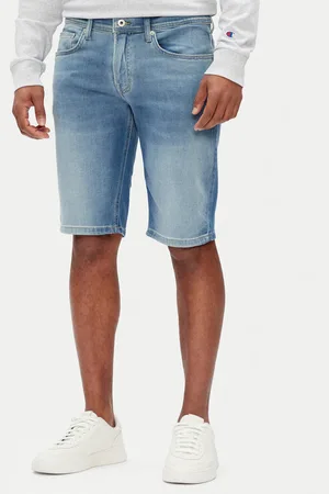 Pepe Jeans Szorty jeansowe PM801075 Slim Fit