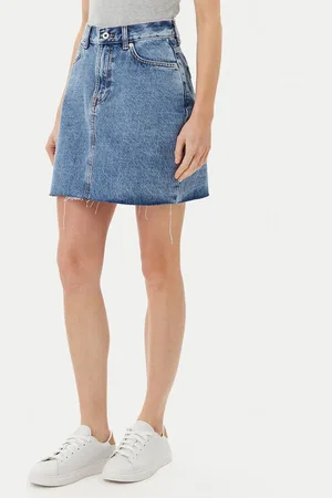 Pepe Jeans Spódnica jeansowa PL901124 Regular Fit