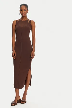 Patrizia Pepe Sukienka dzianinowa 2A2873/K258-B825 Regular Fit