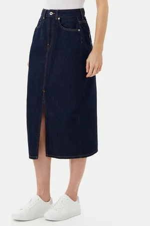 Pepe Jeans Spódnica jeansowa PL901186 Regular Fit
