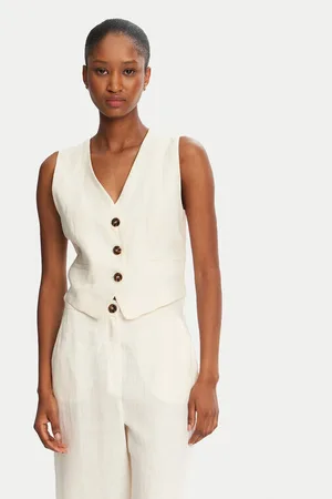MARELLA Kamizelka garniturowa Anemone 2515151012 Regular Fit