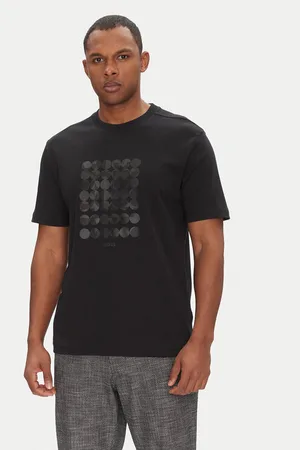 HUGO BOSS T-Shirt Tee Print Striped C 50537845 Relaxed Fit