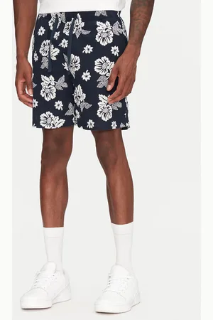 Tommy Hilfiger Szorty materiałowe Slub Aop Beach DM0DM21947 Regular Fit