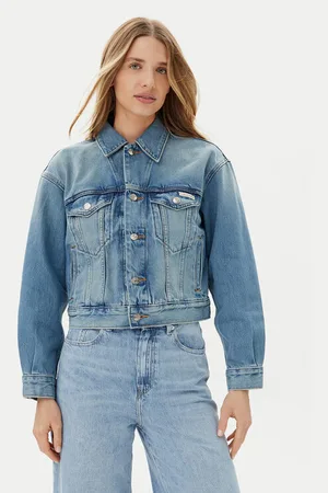 Calvin Klein Kurtka jeansowa LV047B075G Regular Fit