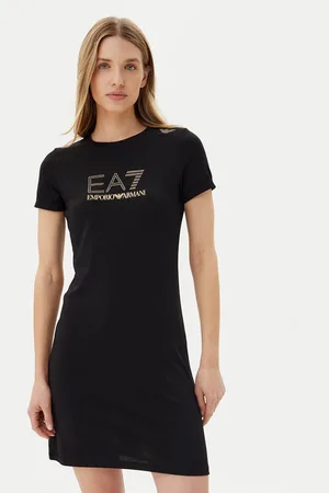 EA7 Sukienka codzienna 7W000478 AF12500 UC001 Regular Fit
