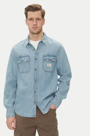 Guess Koszula jeansowa M5GH56 D5M82 Regular Fit