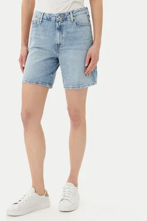 Tommy Hilfiger Szorty jeansowe WW0WW45505 Regular Fit