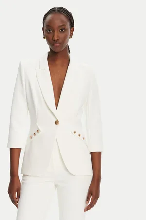 Elisabetta Franchi Marynarka GI-164-52E2-V640 Regular Fit