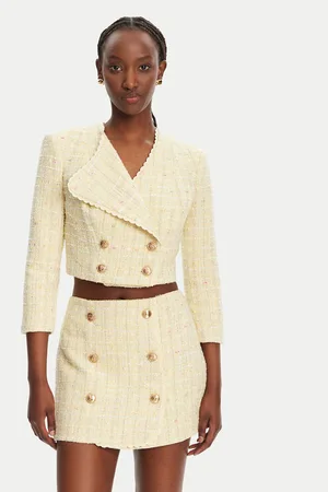 Elisabetta Franchi Marynarka GI-160-52E2-V600 Regular Fit