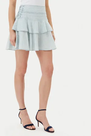 Guess Spódnica midi W5GD85 D5N81 Regular Fit