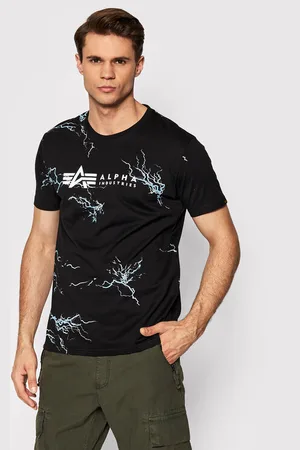 Alpha Industries T-Shirt Lightning Aop 106500 Regular Fit