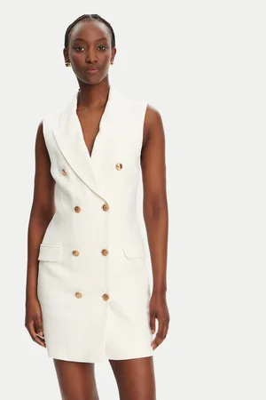 Elisabetta Franchi Sukienka koszulowa AB85352E2 360 Regular Fit