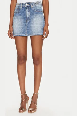Met Spódnica jeansowa M10 127GNB Regular Fit