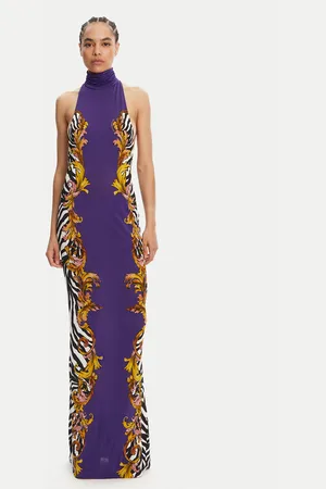 VERSACE Sukienka wieczorowa 78HAO9P5 Slim Fit