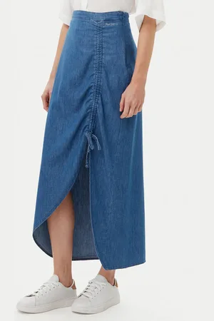 Pepe Jeans Spódnica jeansowa PL901218 Slim Fit
