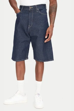 JACK & JONES Szorty jeansowe Ron 12272214 Baggy Fit