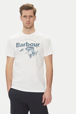 Barbour T-Shirt Lydd MTS1396WH11 Tailored Fit