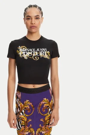 VERSACE T-Shirt 78HAHC05 Slim Fit