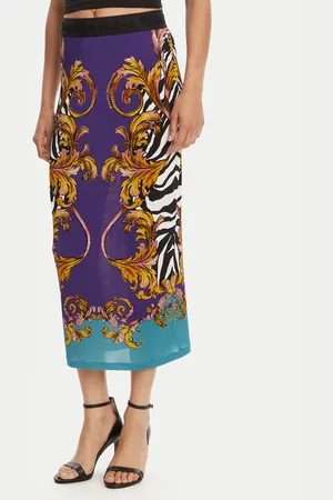VERSACE Spódnica ołówkowa 78HAE8P6 Slim Fit