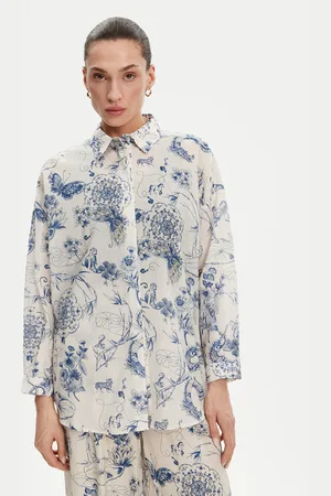 Fracomina Koszula FJ25ST6002W621N4 Relaxed Fit