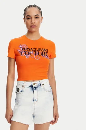 VERSACE T-Shirt 78HAHC05 Slim Fit