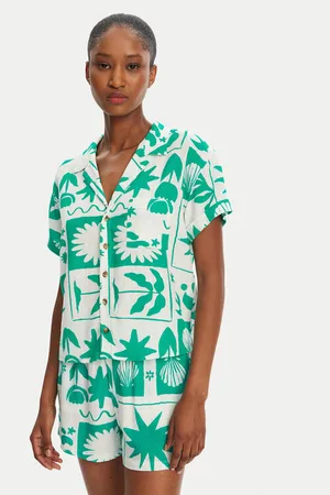 Banana Moon Koszula Taylor Shellpat MHW67 Loose Fit