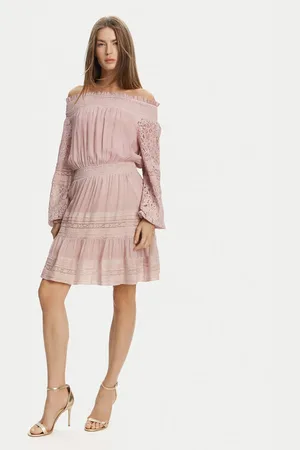 Guess Sukienka koktajlowa W5GK24 WE550 Regular Fit