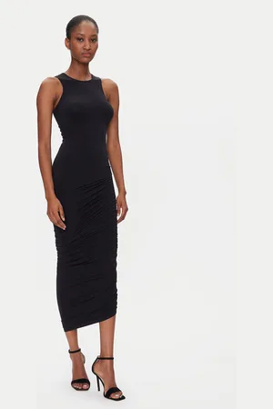 Wolford Sukienka koktajlowa Crescent Drape 57183 Slim Fit