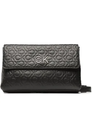 Calvin Klein Torebka Re-Lock Dbl Crossbody Emb Mono K60K610206