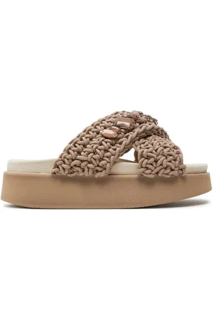 INUIKII Klapki Woven Stones Platform 70103-106