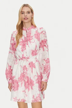 Guess Sukienka koktajlowa W5GK07 WH4K2 Regular Fit