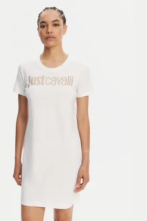 Roberto Cavalli Sukienka codzienna 78PAOE15 Regular Fit