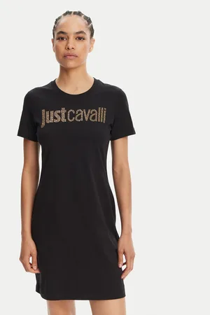 Roberto Cavalli Sukienka codzienna 78PAOE15 Regular Fit