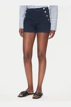 Morgan Szorty jeansowe 241-SHIVAL Slim Fit