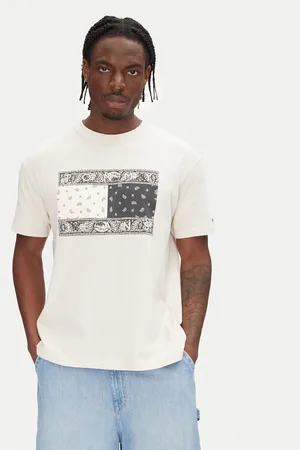 Tommy Hilfiger T-Shirt Paisley Flag DM0DM20810 Relaxed Fit