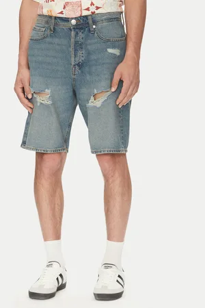JACK & JONES Szorty jeansowe Alex 12274957 Loose Fit