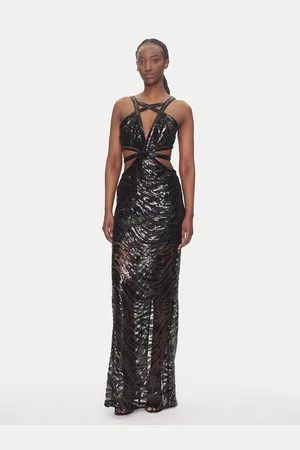 Roberto Cavalli Sukienka wieczorowa 78PAO951 Slim Fit