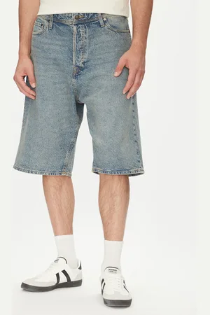 JACK & JONES Szorty jeansowe Iron 12272552 Baggy Fit