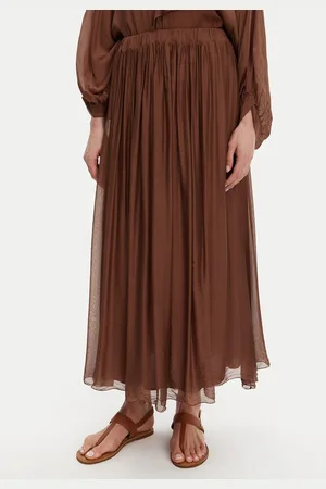 VICOLO Spódnica midi TD0022 Regular Fit